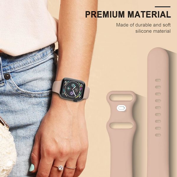 6 kpl:n ranneke, joka on yhteensopiva Apple Watch -rannekkeen kanssa 38 mm 40 mm 6 kpl 1 6pcs 1 38mm/40mm/41mm
