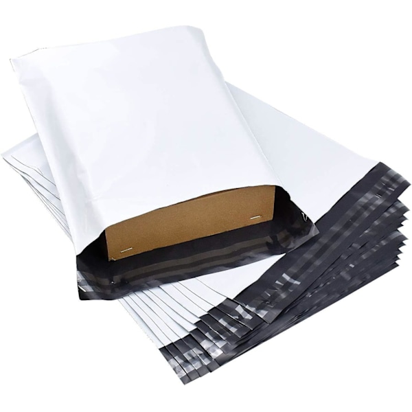 100 stk C4 selvklebende postposer 250 x 300 mm forsendelsesposer vanntette forsendelsesposer ugjennomsiktige bretteposer