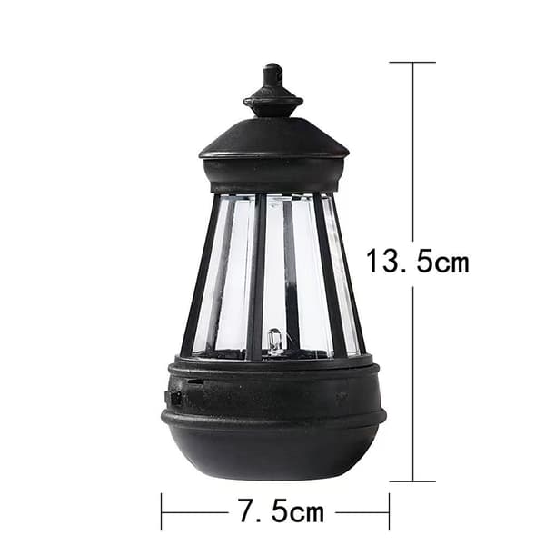 Solar lanterne hengende LED-lys AA[BT} A A