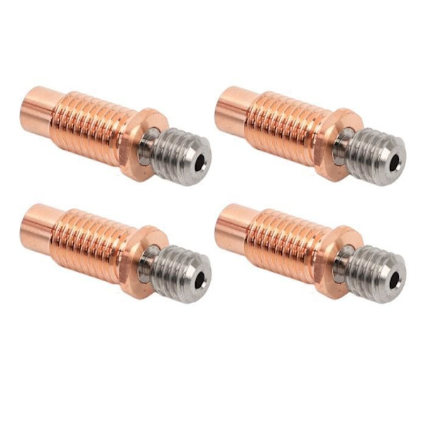 HURRISE 3D-skrivarvärmebrytare HURRISE Full Metal Heat Breaker 3D-skrivare för V6 med Hex Edge