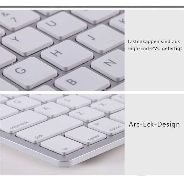 Laddningsbart Bluetooth-tangentbord för iPad/MacBook