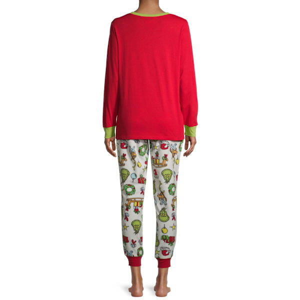 Grinch jul familj pyjamas outfits sovkläder loungewear mån Mon L