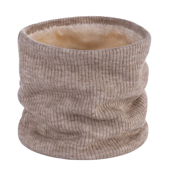 Vinterhalsvarmer | Tykt fleece dobbeltlags skjerf for menn og kvinner* Camel