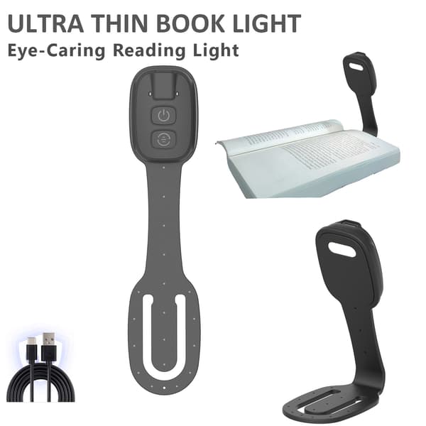 Kirjakiinnike USB-virtalähteellä, valkoinen White