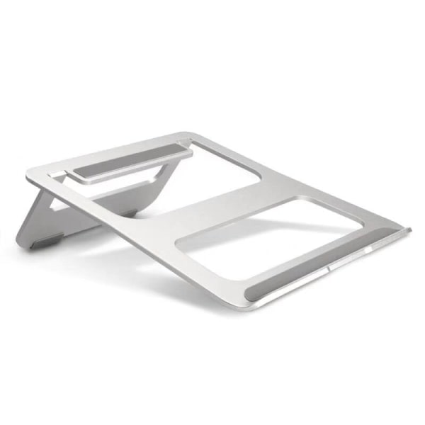 Fällbart aluminiumställ för bärbara datorer upp till 55 cm (22\"), Silver