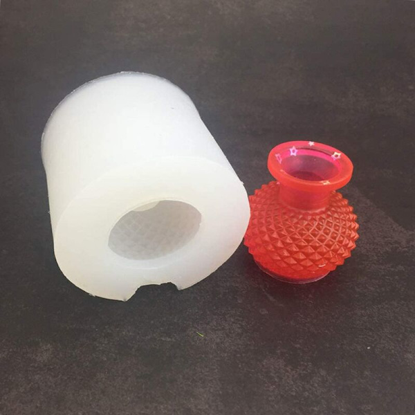 Silikoneform, 3D blomster vase epoxyharpiksform til