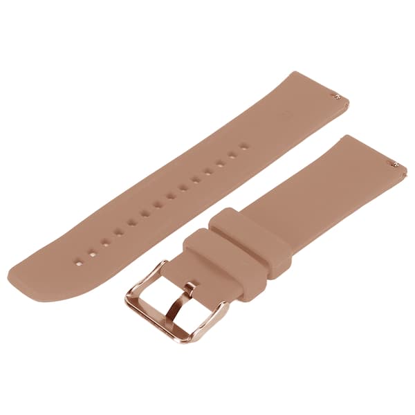 Silikone Rem Professionel Blød Quick Release Smartwatch Rem Tilbehør Passer Til Amazfit GTR 4 Brun