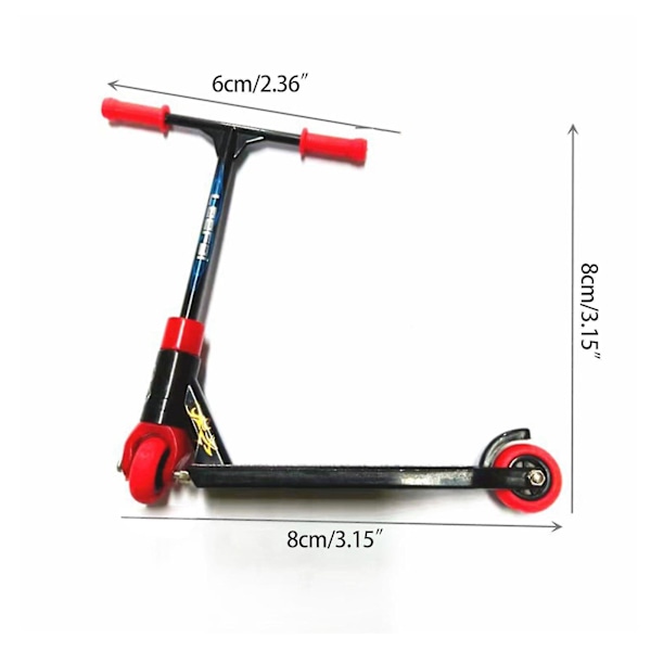 Metallfinger Scooter Mini Interaktivt Fingertipsleksak Utbildningsleksaker För Barn