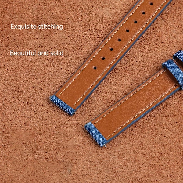 Linstropp i skinn til Garmin Lily 2, justerbar, erstatningsstropp Black