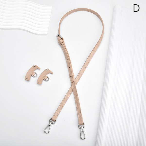 1 set väska rem för mini stansfri läder axelrem Beige