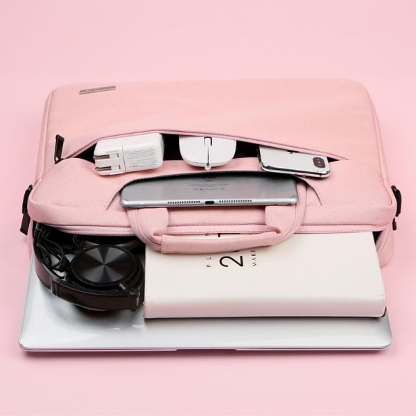 One Piece Sort Laptop Taske 15 Tommer Vandtæt Laptop Etui Wi