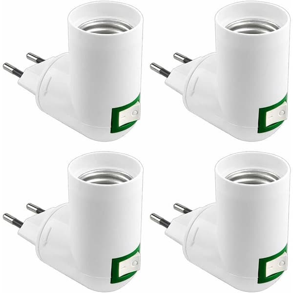 E27-pistorasia langattomalla kytkimellä, LED-lampunkanta, AC 230V, E27