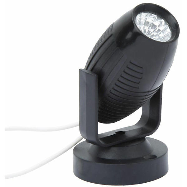 AC85-265V LED-valaistus Miniprojektori 7 väriä Valinnainen valkoinen valo, musta kuori