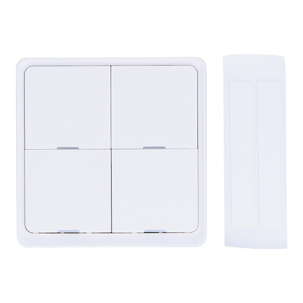 4-vägs trådlös scenomkopplare för ZigBee WIFI 2.4GHZ Intelligent