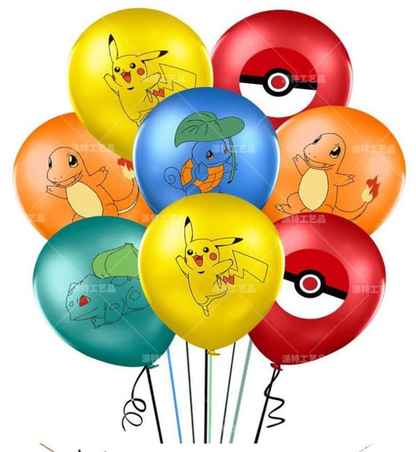 Pikachu Barnkalas Ballongbåge Grattis på födelsedagen
