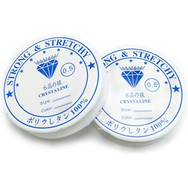 4 kpl 0,5 mm 1 mm elastista korulangan kuminauhaa