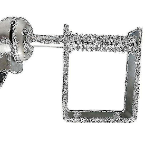 1 tum tunga gummihjul med fjäderbelastad grindport, hjul med fjäder, hjul för grindport (1 st, svart) av Yaying