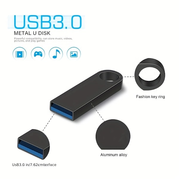 3.0 USB-minnepinne 128GB/64GB/32GB/16GB/8GB Pen Drive 128gb 64gb USB-minnepinne 32gb 16gb
