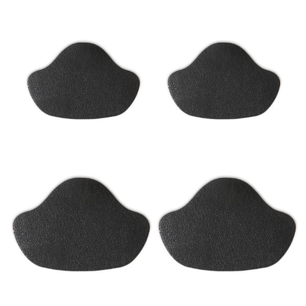 Sportskor med hål och mesh-reparation, sko-lappar med självhäftande hälplåster för att förhindra att de faller av vita white 4 pcs