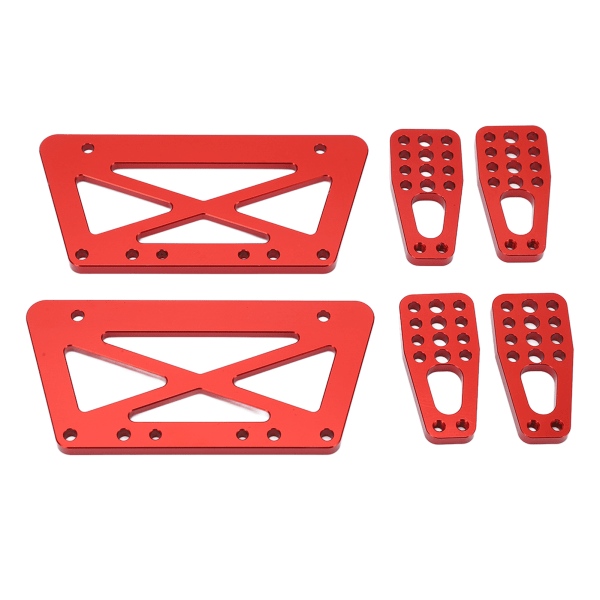 RC Metall Chassis Hebeplatte Set für Axial SCX10 1/10 RC Modellautoteile Rot