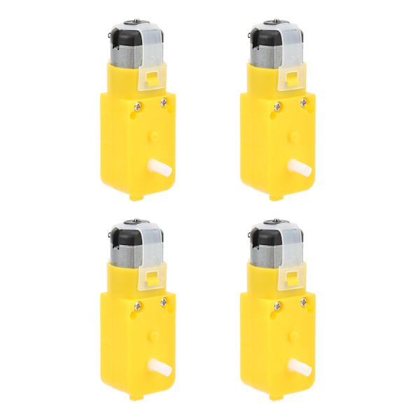 4 kpl TT-moottorin vaihde kaksoisakselivaihteinen sähkökäyttö DC 3-12V DIY-älyautolelurobotille