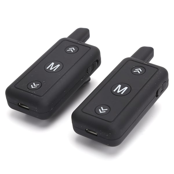 1 par Mini Walkie Talkies Lång räckvidd Bärbar Tvåvägsradio för Köpcentrum Hotell RestaurangV109