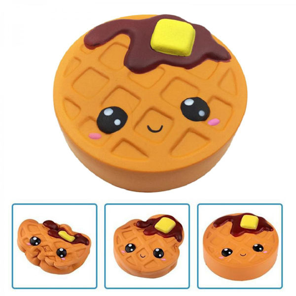 Mjuk Jumbo Mjuk Kläm Långsam Stigande Stressavlastande Leksaker Biscuit Rund