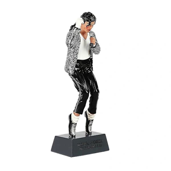Michael Jackson Dansende Syngende Figur Utsøkt Statue Dekorasjon (BT)