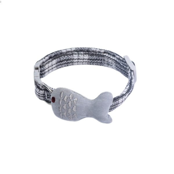 Pet cat collar two-color fish dog collar pet supplies suitab