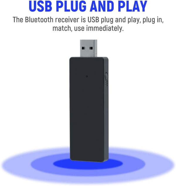 Xbox One Trådløs Modtageradapter til Windows PC Kompatibel med Xbox One/Xbox One S/Xbox One S/Xbox One X/Xbox Elite 2 Controller