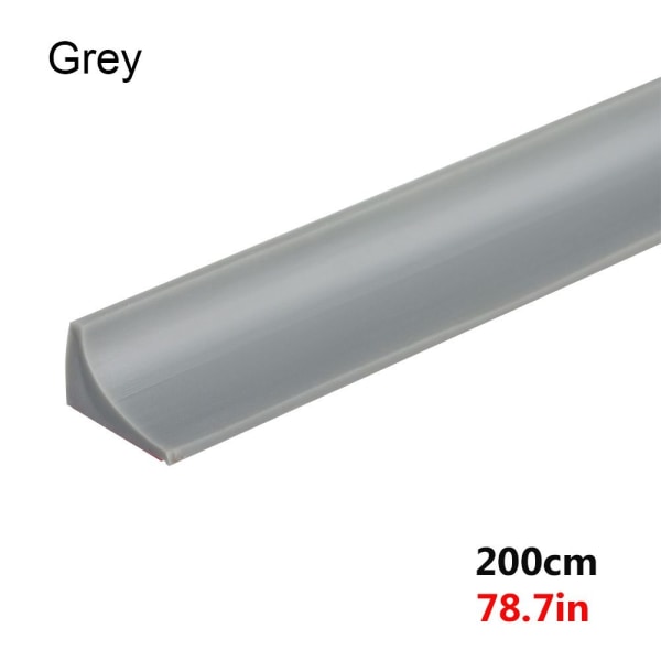 Vandprop Vandholder strimmel GRÅ 200CM Grå Grey 200cm