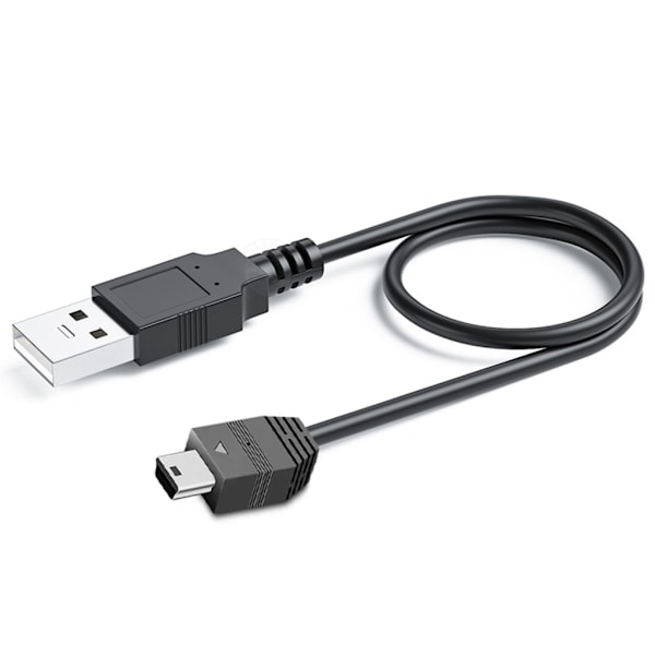 Universal USB til Mini USB-kabel til kameraer, smartphones og andre enheder Universal USB til Mini USB-opladerkabel