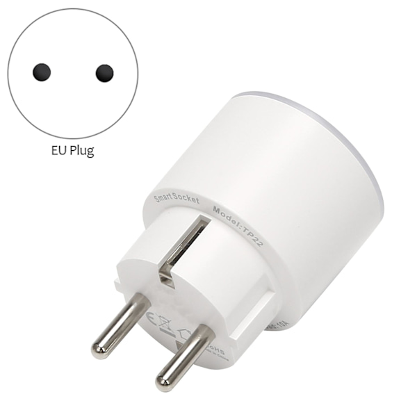 TP22 WIFI Smart Plug Smart Voice Control Switch Socket Timing Socket Wireless Socket for Alexa Home