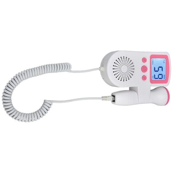 1:a Fetal Heartbeat Monitor Bärbar Fetal Doppler Gravida Kvinnor
