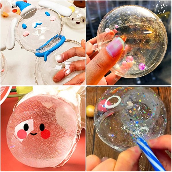 Nano Tape Bubble Kit DIY Bubbelballonger SET C