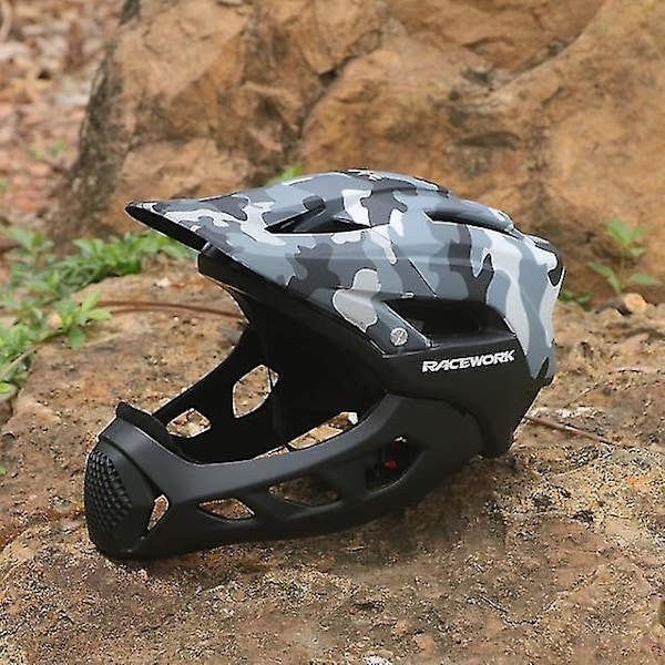 Specialized Cykelhjälm Helhjälm Mountainbike Landsvägscykel Sporthatt För Män Liten Storlek 58-62cm[qb] Camouflage