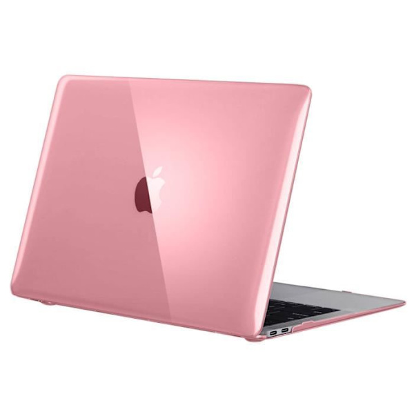 Kotelo MacBook Air 13'' 2018 iskunkestävä suoja polykarbonaatti vaaleanpunainen