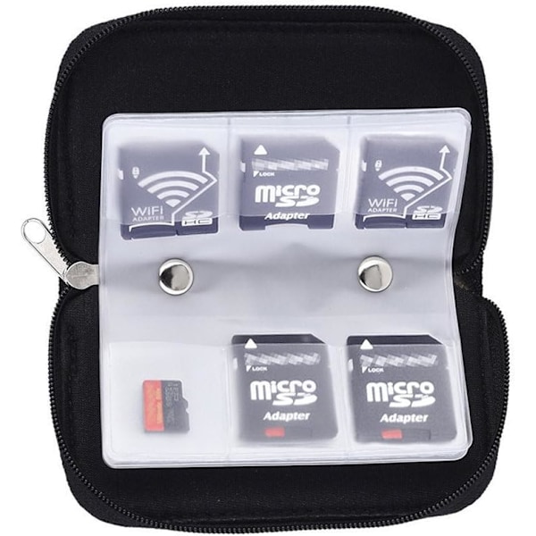 Memory card case, SD memory card case, suitable for SD and SDHC cards (22 slots)