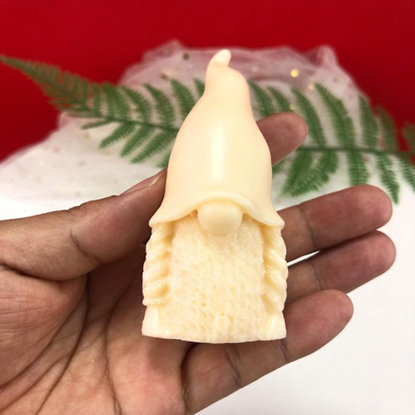 Ansigtsløse julemand forme DIY Håndværk forme Gnome C