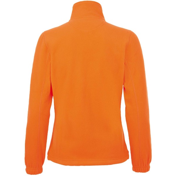 SOLS Dame/Dame North Full Zip Fleecejakke Neon Orange Neon Orange Neon Orange M