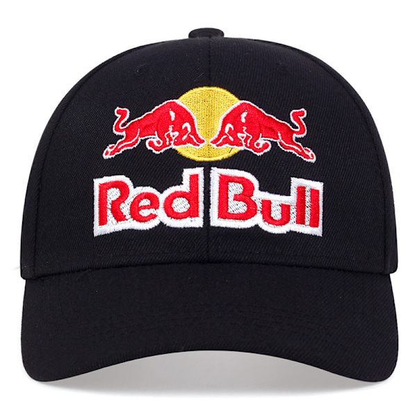 Rød Bull-hatt, herre baseball caps, racing caps, sommer solhatt black