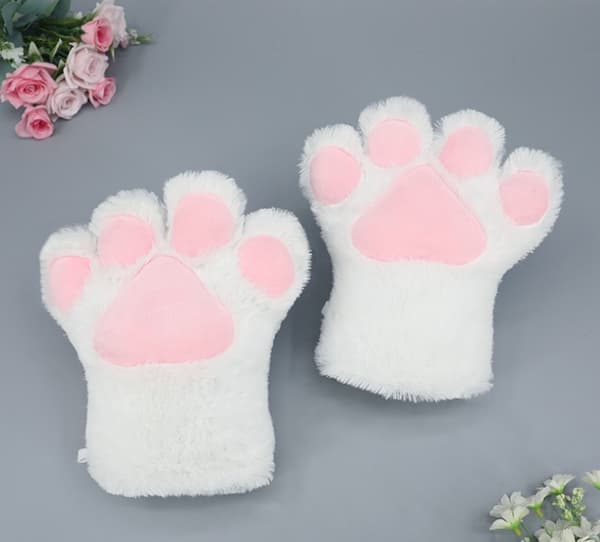 Cosplay Djurdjur Päls Vante Klor Handskar
