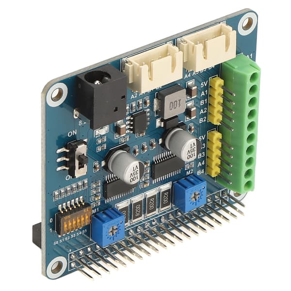 Stepper Motor Hat for Raspberry Pi HR8825 Motor Driver Chip Motor Controller Drives 2 Stepper Motors 1/32 Microstepping