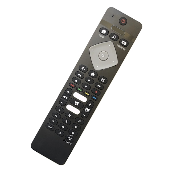 Ny ersättnings-TV-fjärrkontroll passar Philips BRC0884301 43PUS6704/12 50PUS6704/12 55PUS6704/12 TV-kontroll Black 0.08