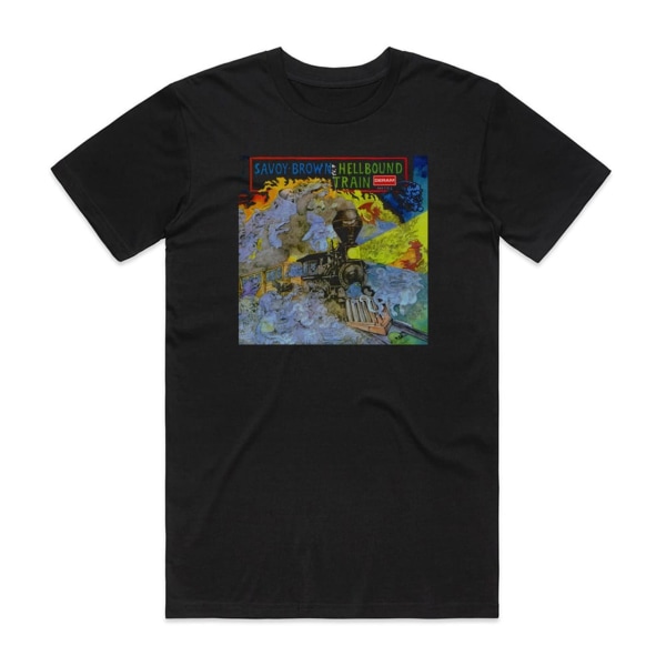 Savoy Brown Hellbound Train 1 Album Cover T-Shirt Black