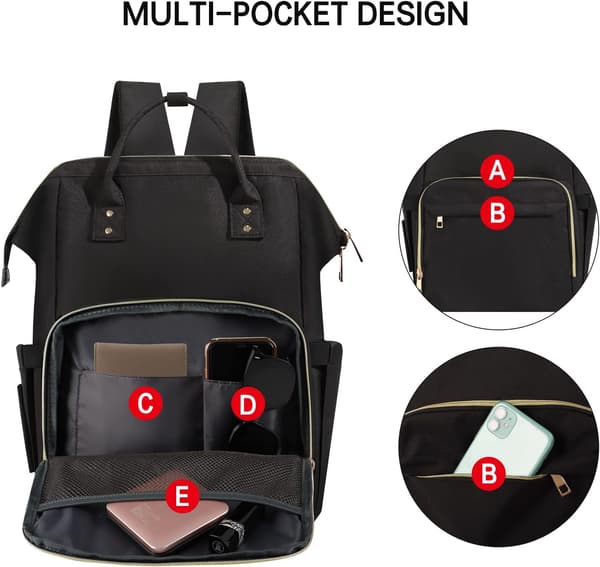 Laptop-ryggsekk for kvinner[BT} black
