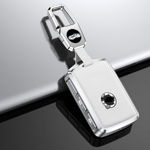 Case Deksel MED NØKKELRING HVIT MED White with keychain White with keychain