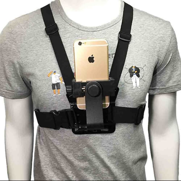 Mobile Phone Selfie Chest Mount Chest Harness Strap For Pov Gopro