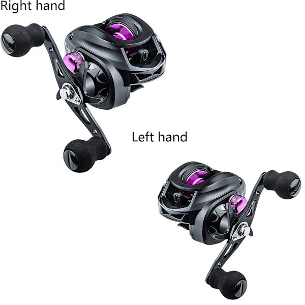Baitcasting-hjul, 8 kg trækkraft, fiskehjul til casting left hand