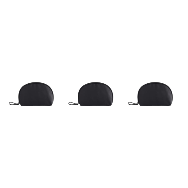 1/2/3 kompakt, slitesterk og langvarig sminkepung for alle sorte black 3PCS
